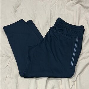 Navy Jogger Pants with Zipper Pocket